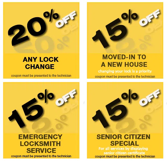Exclusive Locksmith Service Pasadena, CA 626-264-9917 - coupon-img