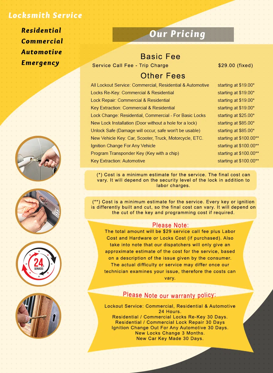 Exclusive Locksmith Service Pasadena, CA 626-264-9917